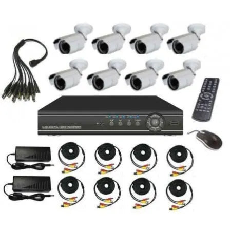 8 Channel 8 Camera AHD CCTV Kit 5mp